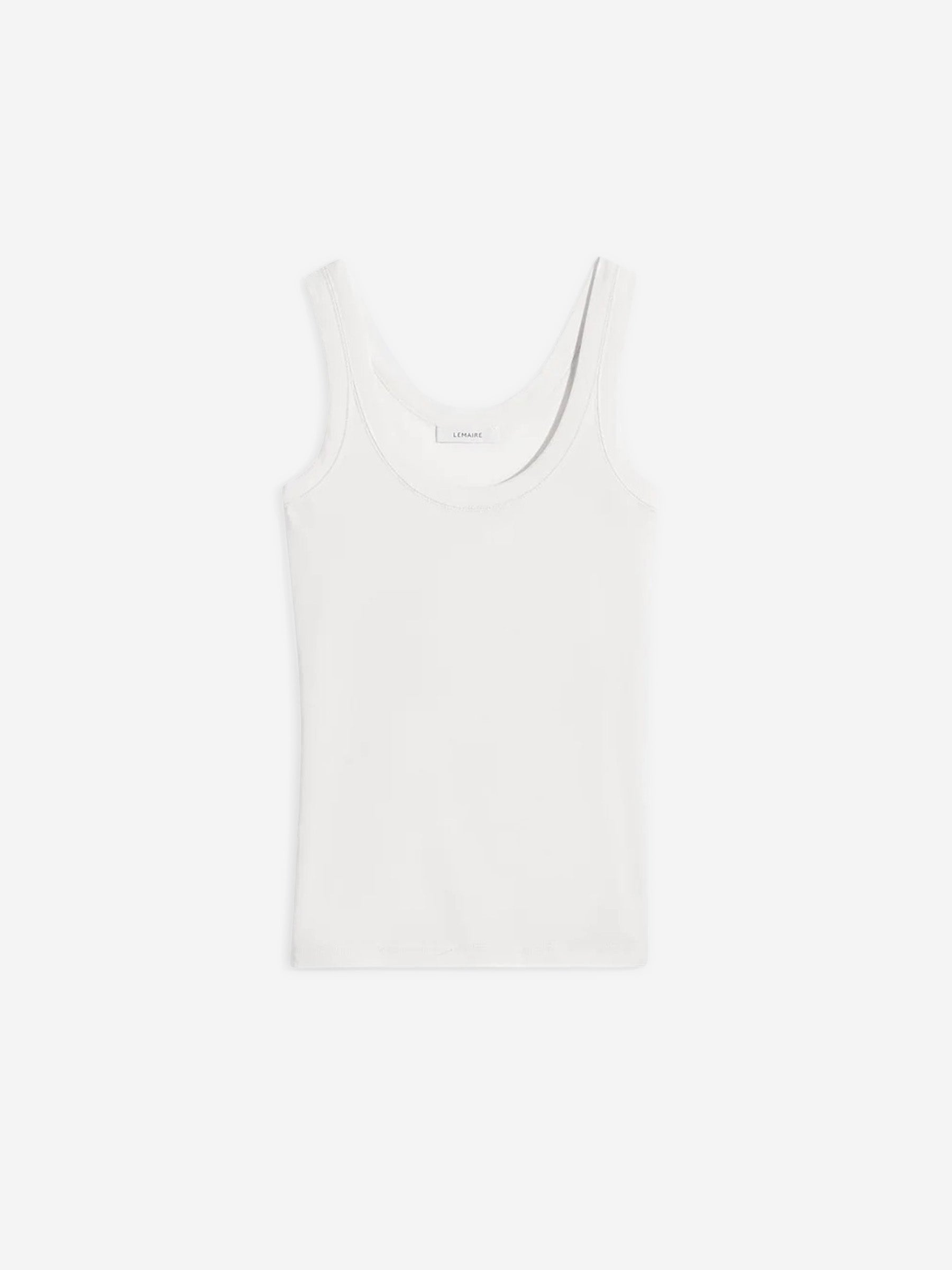 Lemaire Mujer Barcelona Top Tirantes Canalé color Crema sku 782-001902 01 - Foto 1