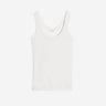 Lemaire Mujer Barcelona Top Tirantes Canalé color Crema sku 782-001902 01 - Foto 1