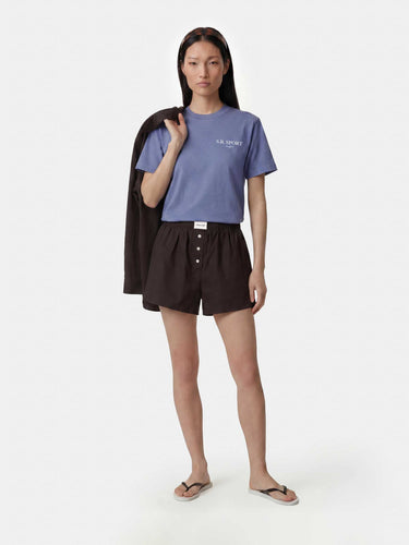 Sporty & Rich Mujer Barcelona Camiseta Wimbledon color Azul Real sku 782-001905 01 - Foto 2
