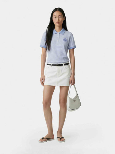 Sporty & Rich Mujer Barcelona Polo NY Crest Prep color Azul Celeste sku 782-001907 01 - Foto 2