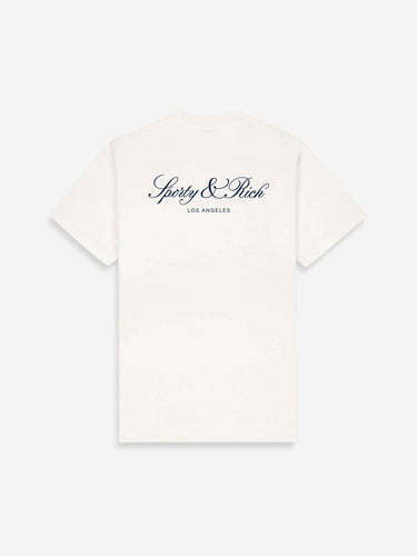 Sporty & Rich Mujer Barcelona Camiseta Vendome LA color Crema sku 782-001909 01 - Foto 3