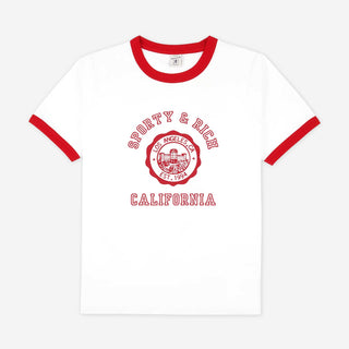 Sporty & Rich Mujer Barcelona Camiseta Logo color Blanco sku 782-001911 01 - Foto 1