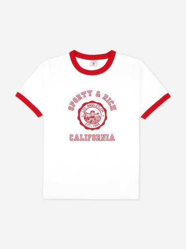 Sporty & Rich Mujer Barcelona Camiseta Logo color Blanco sku 782-001911 01 - Foto 1