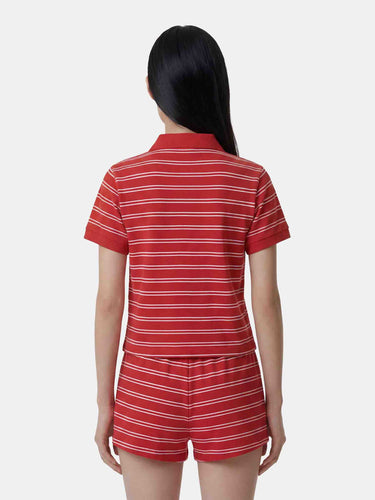 Sporty & Rich Mujer Barcelona Polo Rayas Logo color Blanco sku 782-001912 01 - Foto 4