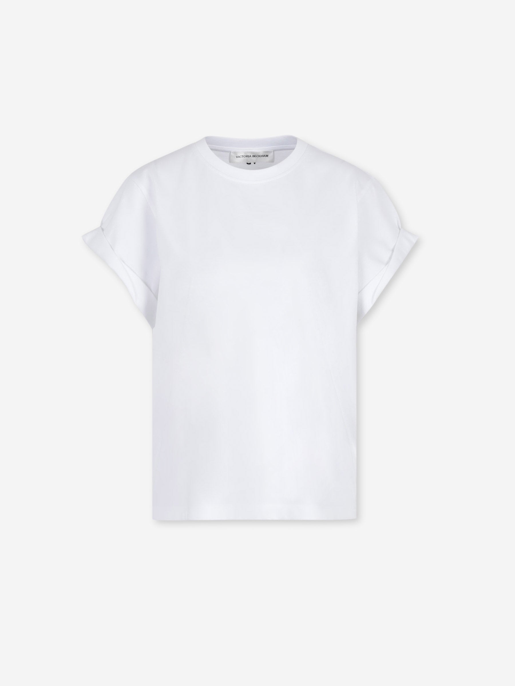 Victoria Beckham Mujer Barcelona Camiseta Cuello Redondo color Blanco sku 782-001915 01 - Foto 1