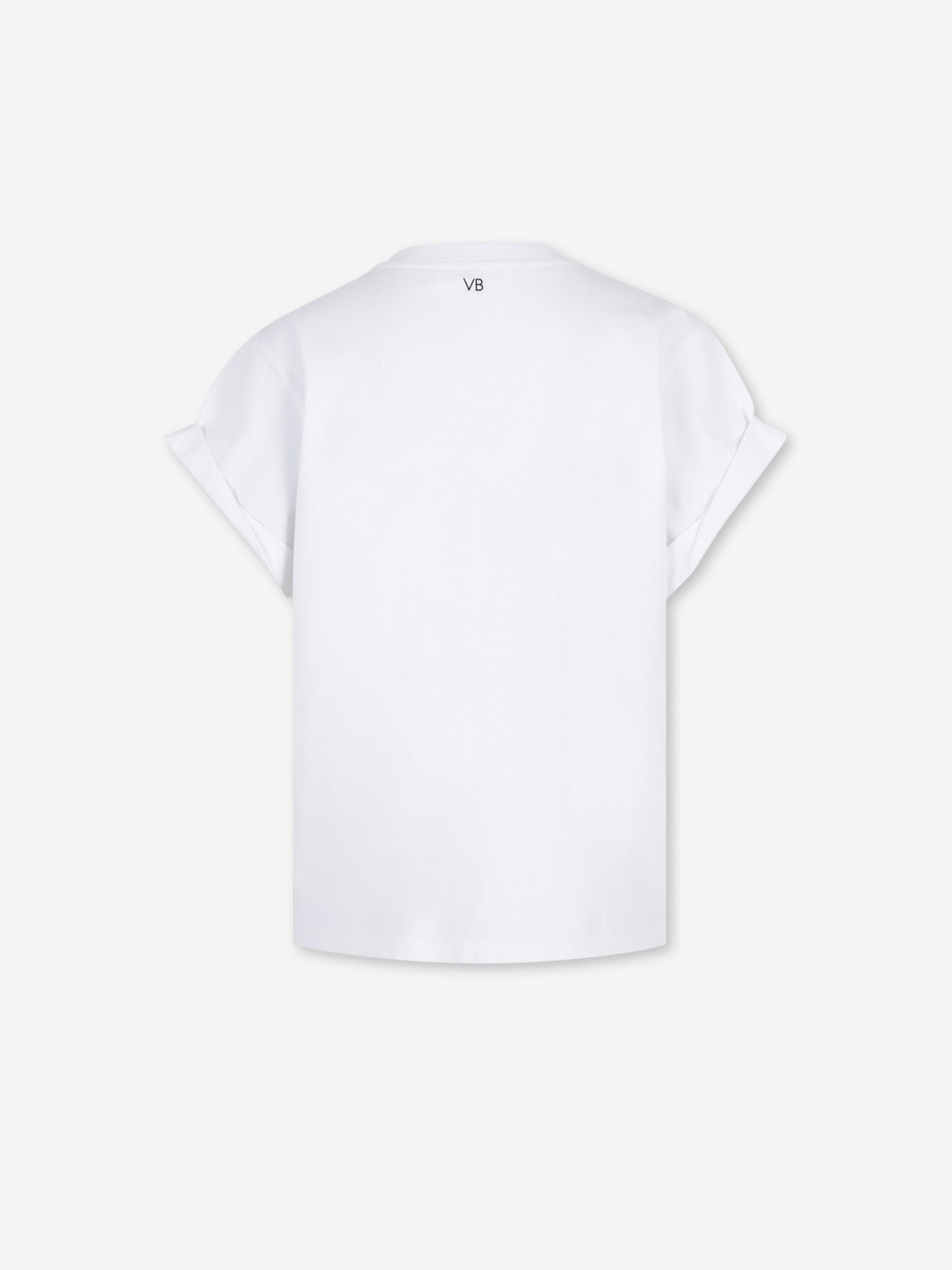 Victoria Beckham Mujer Barcelona Camiseta Cuello Redondo color Blanco sku 782-001915 01 - Foto 2