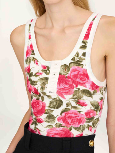 Chloé Mujer Barcelona Top Tirantes color Multicolor sku 782-001916 01 - Foto 4