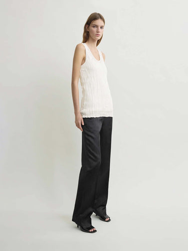 TOTEME Mujer Barcelona Camiseta Punto Arrugado color Blanco sku 782-001918 02 - Foto 2