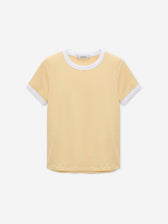 Dorothee Schumacher Mujer Barcelona Camiseta Ribete Contraste color Amarillo Claro sku 782-001925 01 - Foto 1