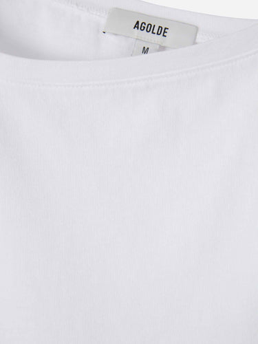 Agolde Mujer Barcelona Camiseta Beth color Blanco sku 782-001928 02 - Foto 3