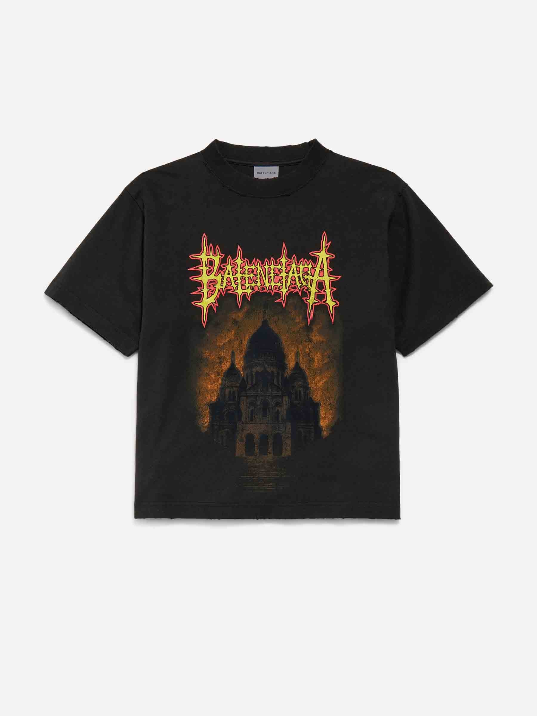 Balenciaga Mujer Barcelona Camiseta Sacré Cœur color Negro sku 782-001929 01 - Foto 1