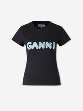 Ganni Mujer Barcelona Camiseta Cuello Redondo color Negro sku 782-001933 01 - Foto 1