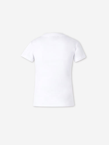 Ganni Mujer Barcelona Camiseta Raspberry color Blanco sku 782-001934 01 - Foto 2