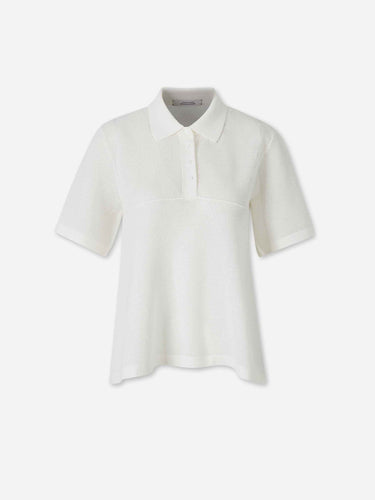 Dorothee Schumacher Mujer Barcelona Polo Manga Corta color Marfil sku 782-001944 01 - Foto 1