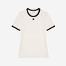 Courrèges Mujer Barcelona Camiseta Ribete Contraste color Blanco sku 782-001945 01 - Foto 1