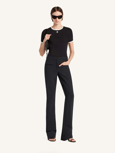 Courrèges Mujer Barcelona Camiseta Cuello Redondo color Negro sku 782-001945 02 - Foto 2
