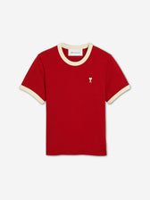 Ami Paris Mujer Barcelona Camiseta Manga Corta color Rojo sku 782-001949 01 - Foto 1