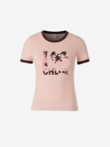Chloé Mujer Barcelona Camiseta Manga Corta color Rosa Palo sku 782-001951 01 - Foto 1