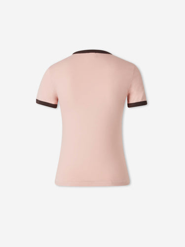 Chloé Mujer Barcelona Camiseta Manga Corta color Rosa Palo sku 782-001951 01 - Foto 2
