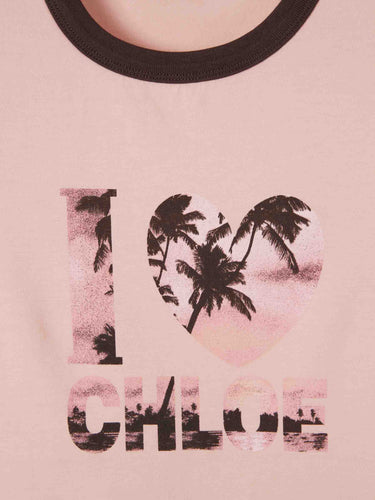 Chloé Mujer Barcelona Camiseta Manga Corta color Rosa Palo sku 782-001951 01 - Foto 3