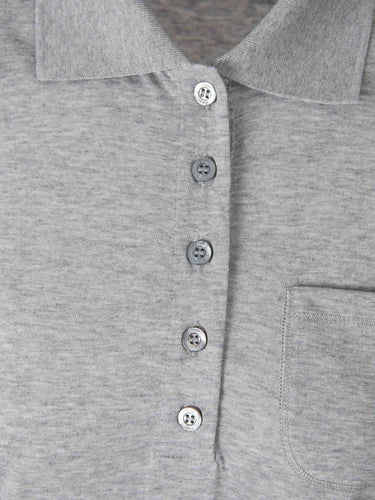 Herno Mujer Barcelona Polo Manga Corta color Gris sku 782-001952 02 - Foto 3