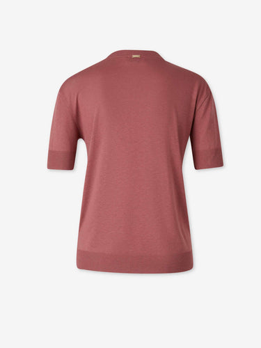 Herno Mujer Barcelona Camiseta Punto color Terracota sku 782-001958 03 - Foto 2
