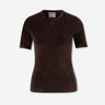 Courrèges Mujer Barcelona Camiseta Velvet Logo color Burdeos sku 782-001965 01 - Foto 1