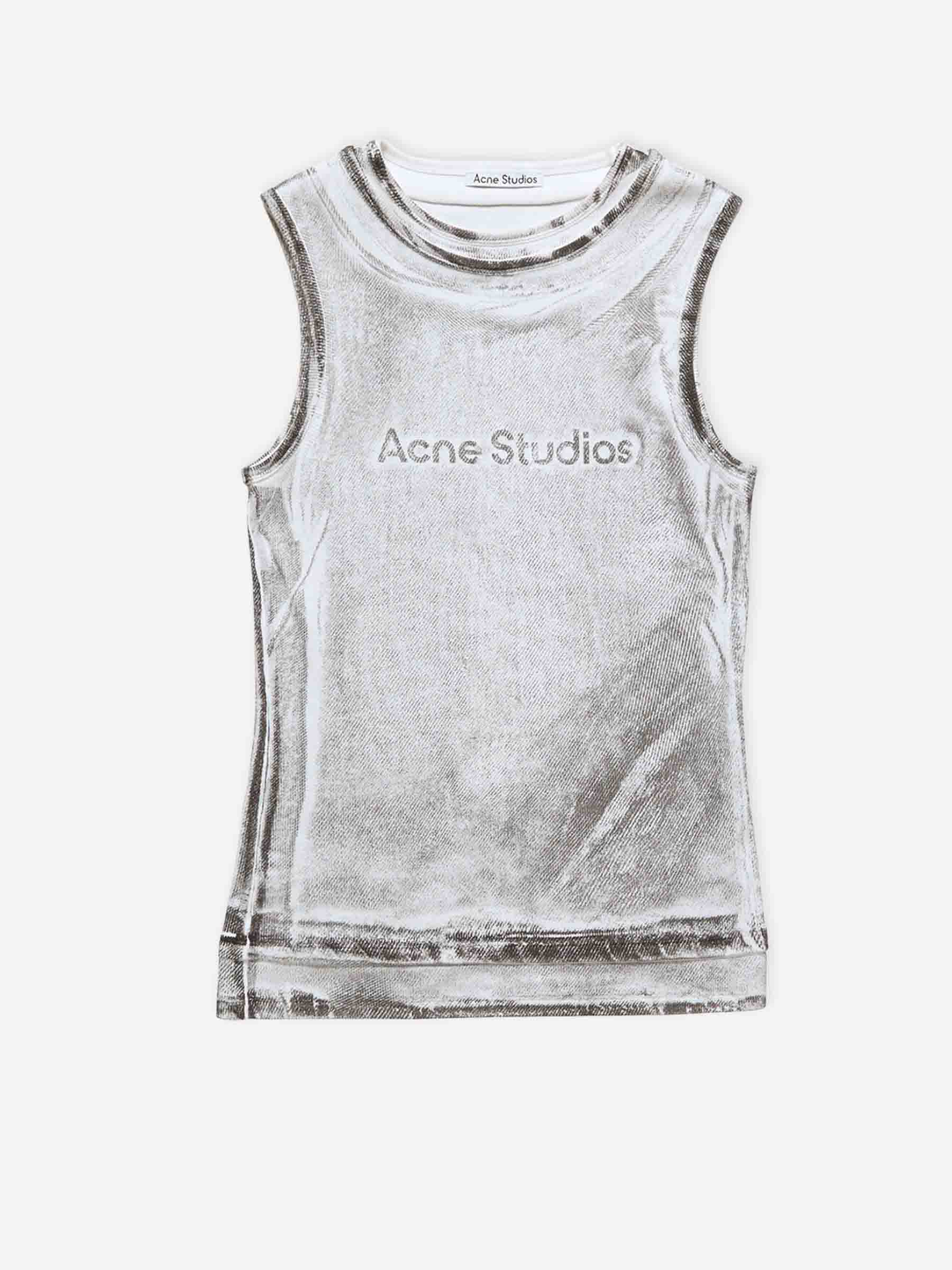 Acne Studios Mujer Barcelona Top Tirantes Capas color Blanco Y Negro sku 782-001967 01 - Foto 1