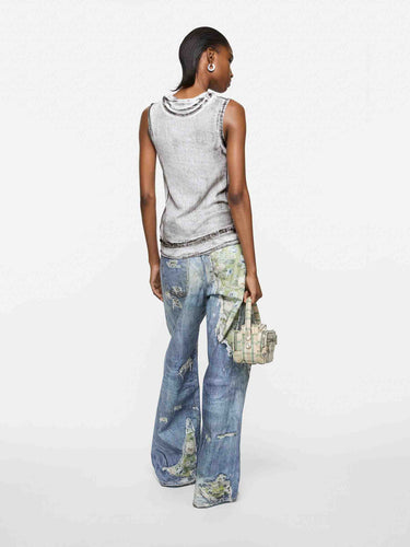 Acne Studios Mujer Barcelona Top Tirantes Capas color Blanco Y Negro sku 782-001967 01 - Foto 3
