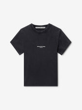 Alexander Wang Mujer Barcelona Camiseta Logo Cropped color Negro sku 782-001969 01 - Foto 1