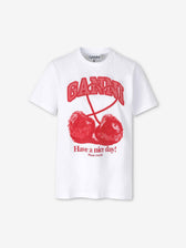 Ganni Mujer Barcelona Camiseta Manga Corta Cerezas color Blanco sku 782-001973 01 - Foto 1