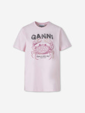 Ganni Mujer Barcelona Camiseta Manga Corta Cangrejo color Rosa Palo sku 782-001975 01 - Foto 1