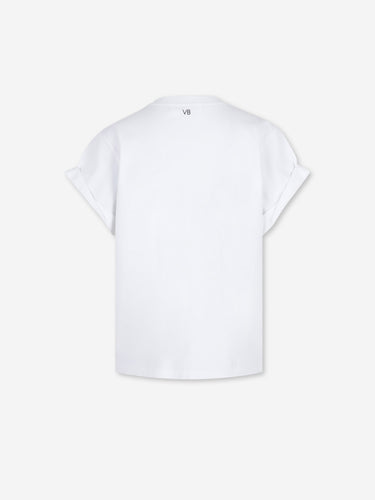Victoria Beckham Mujer Barcelona Camiseta Cuello Redondo color Blanco sku 782-001982 01 - Foto 2