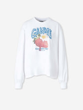 Ganni Mujer Barcelona Camiseta Manga Larga Fresa color Blanco sku 782-001983 01 - Foto 1