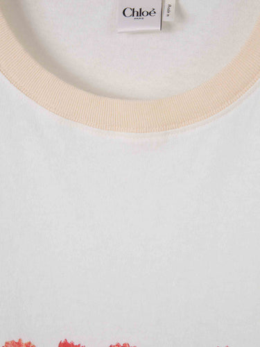 Chloé Mujer Barcelona Camiseta Manga Corta color Blanco sku 782-001989 01 - Foto 3