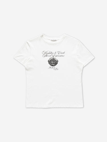 Acne Studios Mujer Barcelona Camiseta Manga Corta color Blanco sku 782-001990 01 - Foto 1