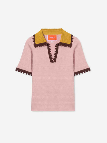 LaDoubleJ Mujer Barcelona Polo Punto color Rosa Palo sku 782-001994 01 - Foto 1