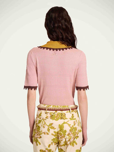 LaDoubleJ Mujer Barcelona Polo Punto color Rosa Palo sku 782-001994 01 - Foto 4