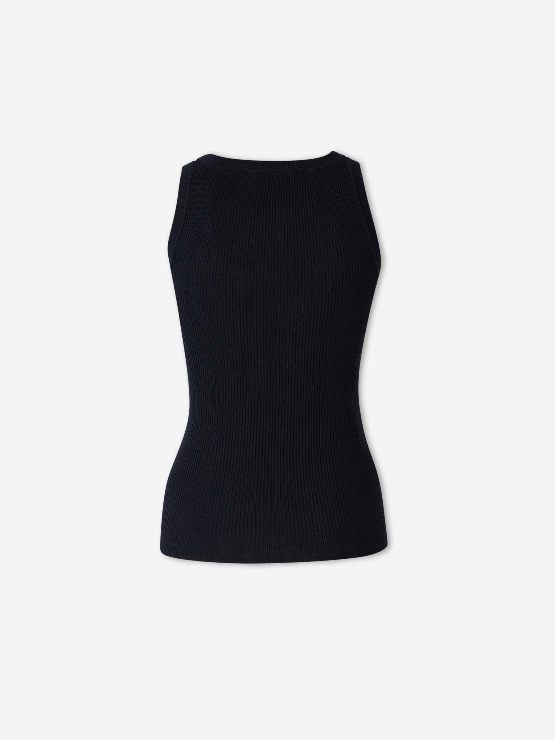 Miu Miu Mujer Barcelona Top Tirantes Logo color Negro sku 782-001996 01 - Foto 2