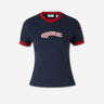 Off-White Mujer Barcelona Camiseta Logo color Azul Marino sku 782-001997 01 - Foto 1