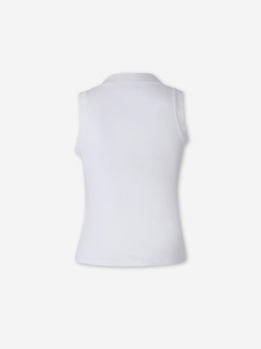 Off-White Mujer Barcelona Top Tirantes Canalé color Blanco sku 782-001998 01 - Foto 2