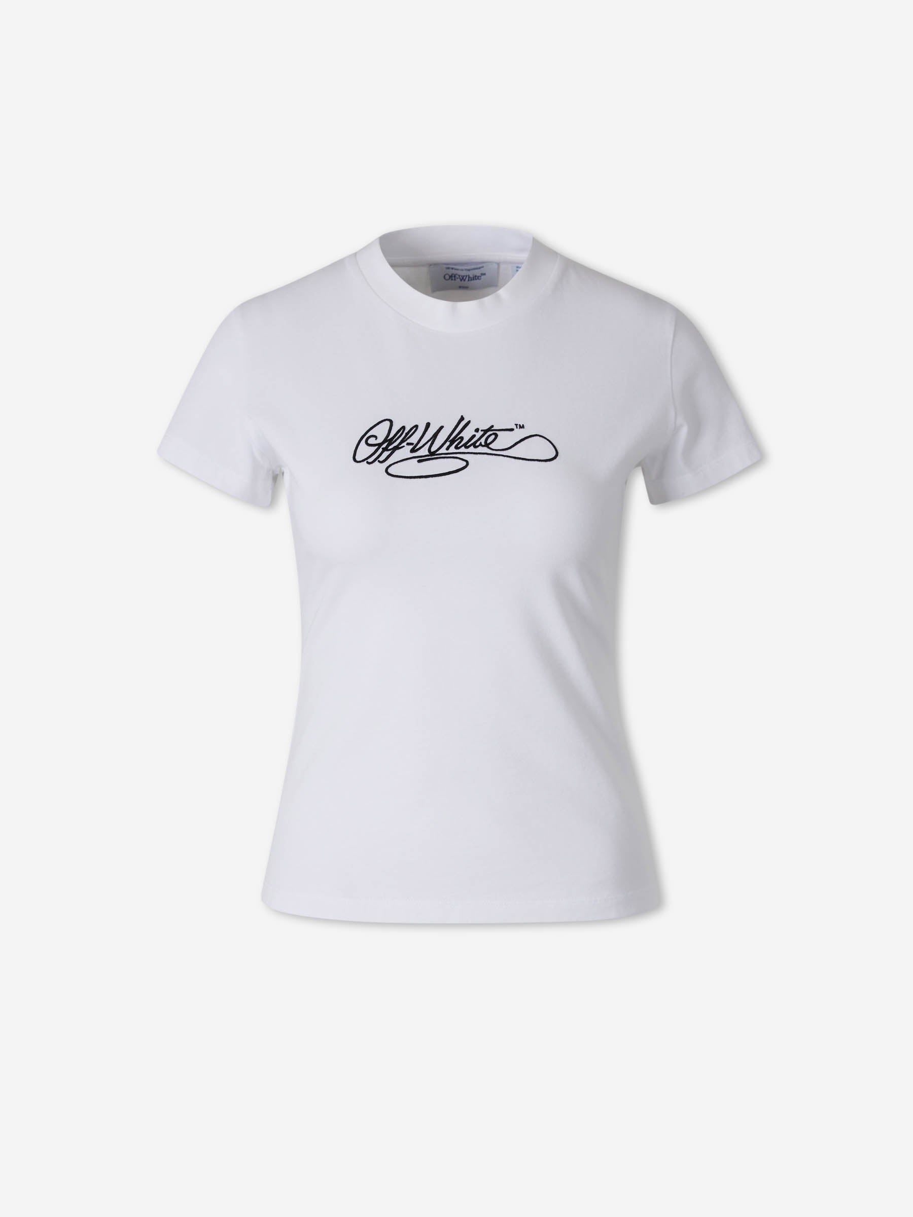 Off-White Mujer Barcelona Camiseta Logo color Blanco sku 782-001999 01 - Foto 1