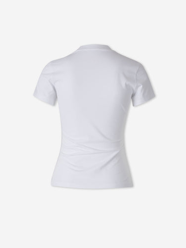 Off-White Mujer Barcelona Camiseta Logo color Blanco sku 782-001999 01 - Foto 2