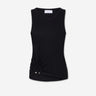Rabanne Mujer Barcelona Top Tirantes Canalé color Negro sku 782-002001 01 - Foto 1