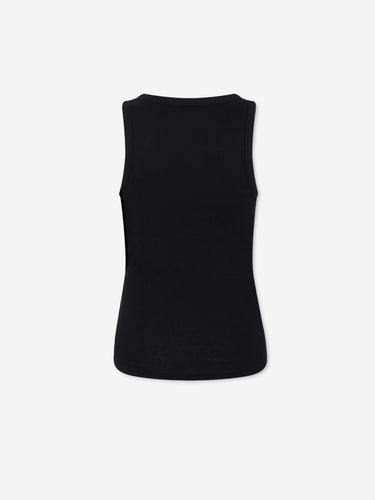 Rabanne Mujer Barcelona Top Tirantes Canalé color Negro sku 782-002001 01 - Foto 3