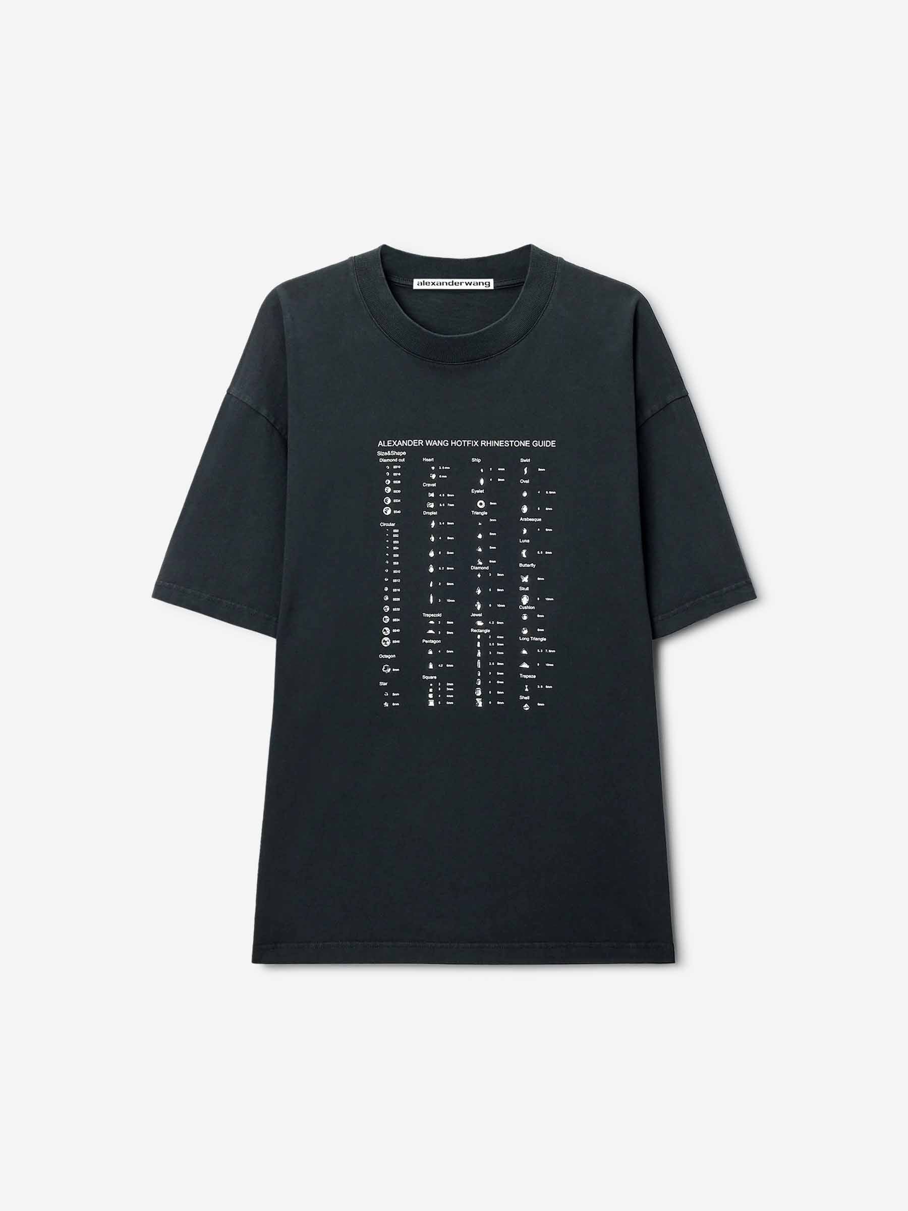 Alexander Wang Mujer Barcelona Camiseta Cristales color Negro sku 782-002002 01 - Foto 1