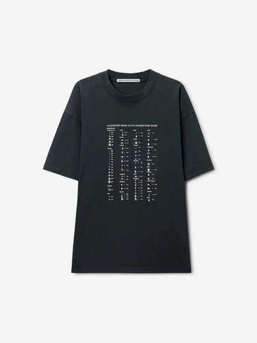 Alexander Wang Mujer Barcelona Camiseta Cristales color Negro sku 782-002002 01 - Foto 1