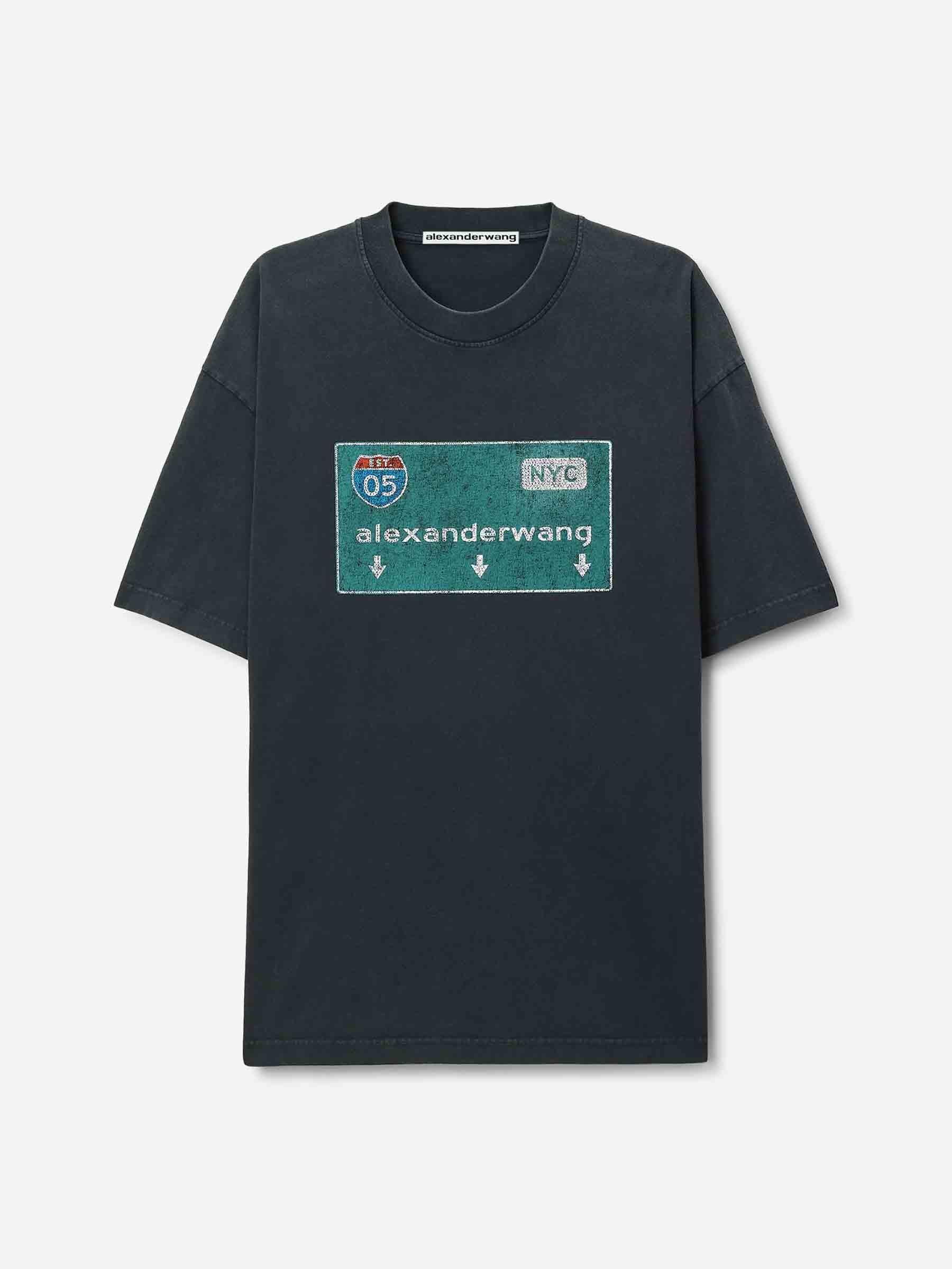 Alexander Wang Mujer Barcelona Camiseta Manga Corta color Negro sku 782-002003 01 - Foto 1