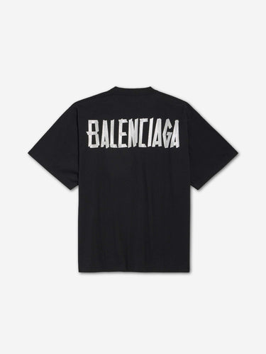 Balenciaga Mujer Barcelona Camiseta Cinta Brillante color Negro sku 782-002004 01 - Foto 2