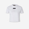 Miu Miu Mujer Barcelona Camiseta Cropped Logo color Blanco sku 782-002005 01 - Foto 1